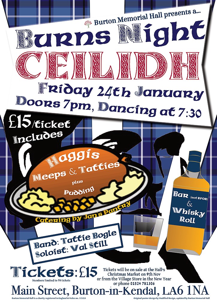 Burns Night Supper and Ceilidh 2025