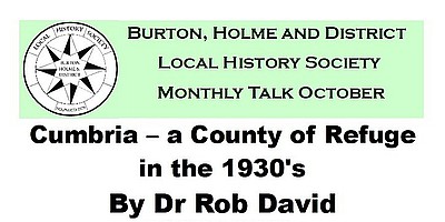 Local History Society talk Mon 21st Oct 2024, 7.30pm at Burton Memorial Hall